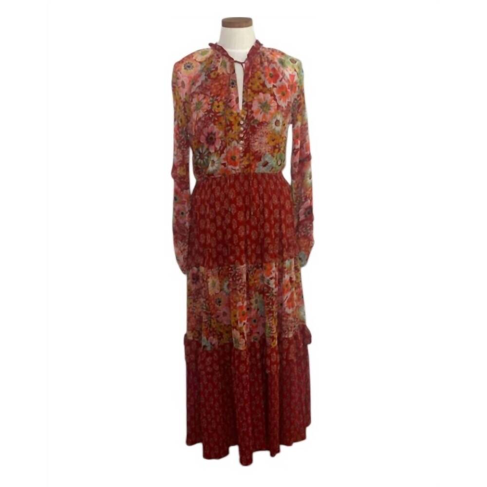 NEW TOLANI women's sherah dress in ruby
